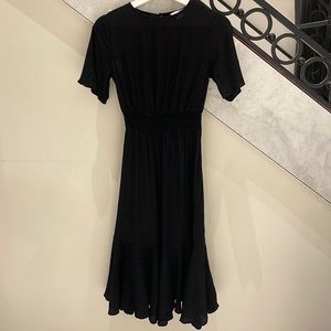 Animal Print Black on Black Women’s MIDI Dress Size 2